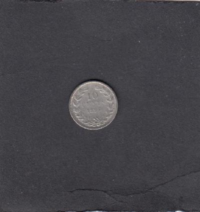 Beschrijving: 10 Cent WILHELMINA  